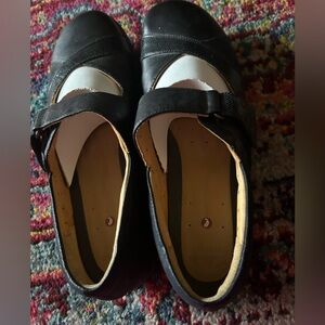 ALEGRIA BLACK LEATHER MARY JANES SIZE 41
